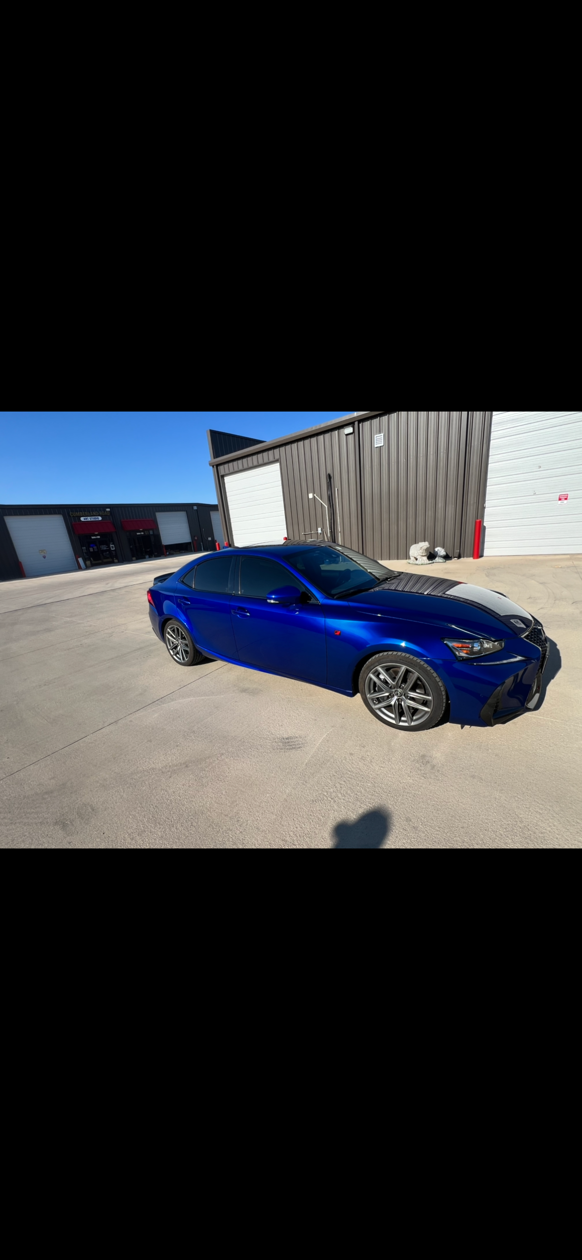 Ceramic tinted Lexus IS — ATX Blackout Tint work